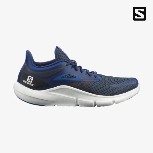 Tenis Para Correr Salomon Predict Mod Hombre Azul Marino | MX VXOY395